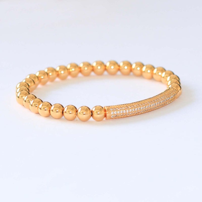GOOJIDS Surfer Heishi Clay Bead Bracelets for Women Bohemian Stackable Gold Plated Beaded Stretch Bracelets Elastic Layering Friendship Bracelets Set Boho Jewelry - Image 3